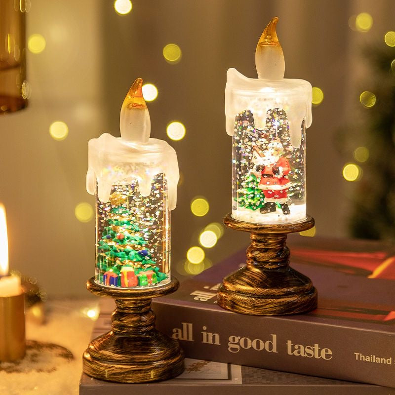 Christmas Decorative Lights Crystal Ball Candle Lights